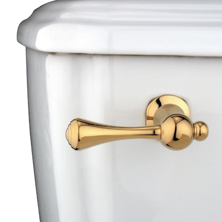 Kingston Brass Buckingham Toilet Tank Lever, Polished Brass KTBL2